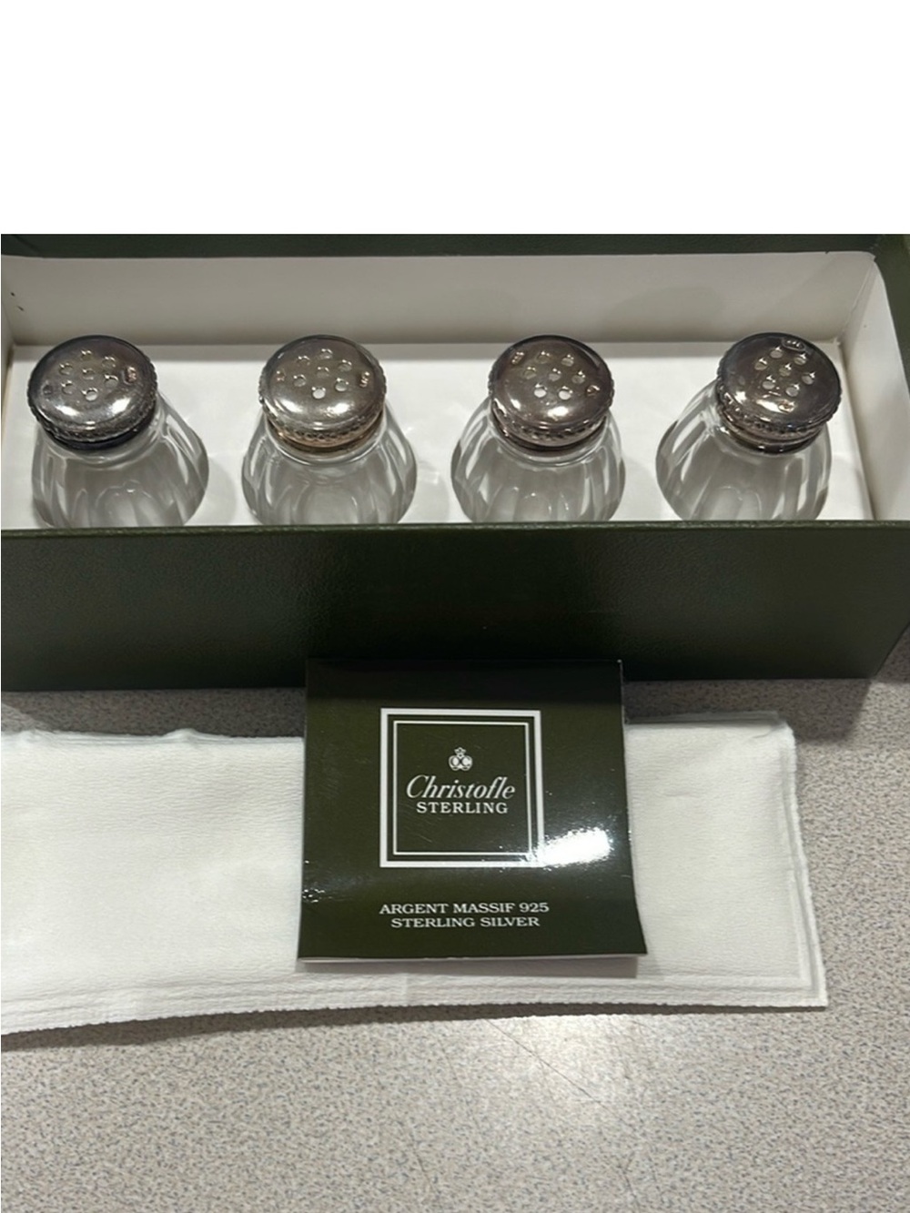 Christofle Perles Individual Salts